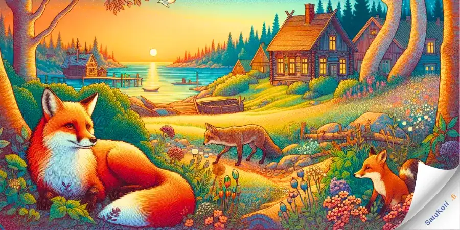 satukoti ketun aani Ketun ääni aamunkoitteessa