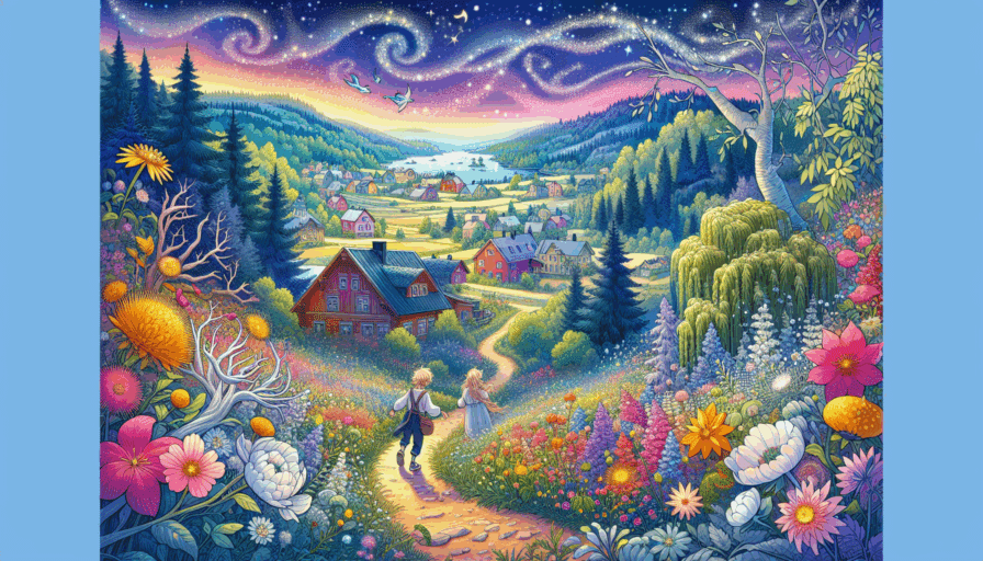 Pieni haltija ja kadonneiden kukkien laakso Pieni haltija ja kadonneiden kukkien laakso